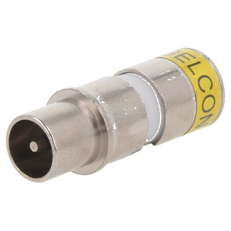 Conector coaxial 9,5mm IEC 169-2 mufă tată RG6 crimpare | Electronic-mag.ro | Componente Electronice