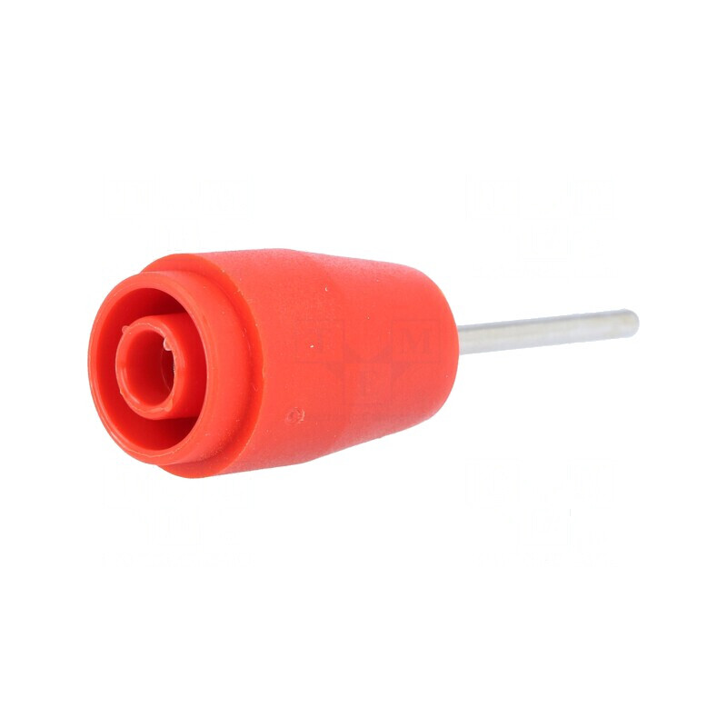 Conector banană 4mm soclu 25A 1kV roşie nichelat pentru PCB | Electronic-mag.ro | Componente Electronice Conector banană 4mm soclu 25A 1kV roşie nichelat pentru PCB | Electronic-mag.ro | Componente Electronice