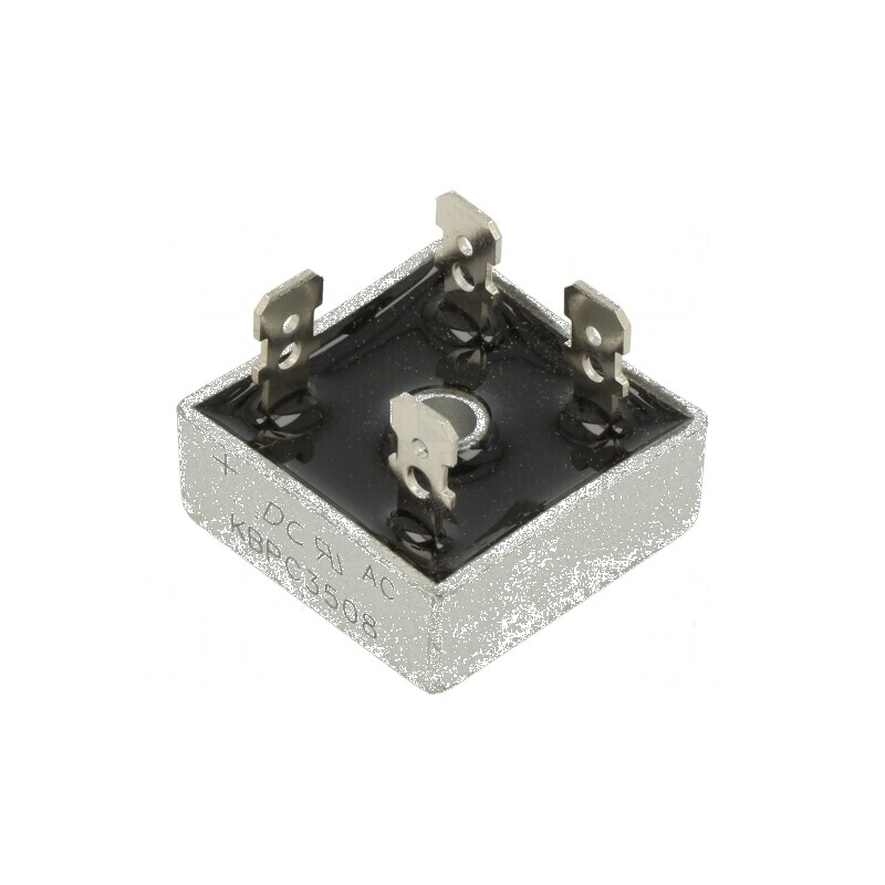 Punte redresoare monofazat Urmax 800V 35A 400A MB-25 | Electronic-mag.ro | Componente Electronice