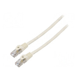 Cablu Patch F/UTP 6 litat CCA PVC alb 2m 26AWG 1buc. | Electronic-mag.ro | Componente Electronice