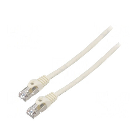 Cablu Patch F/UTP 6 litat CCA PVC alb 2m 26AWG 1buc. | Electronic-mag.ro | Componente Electronice