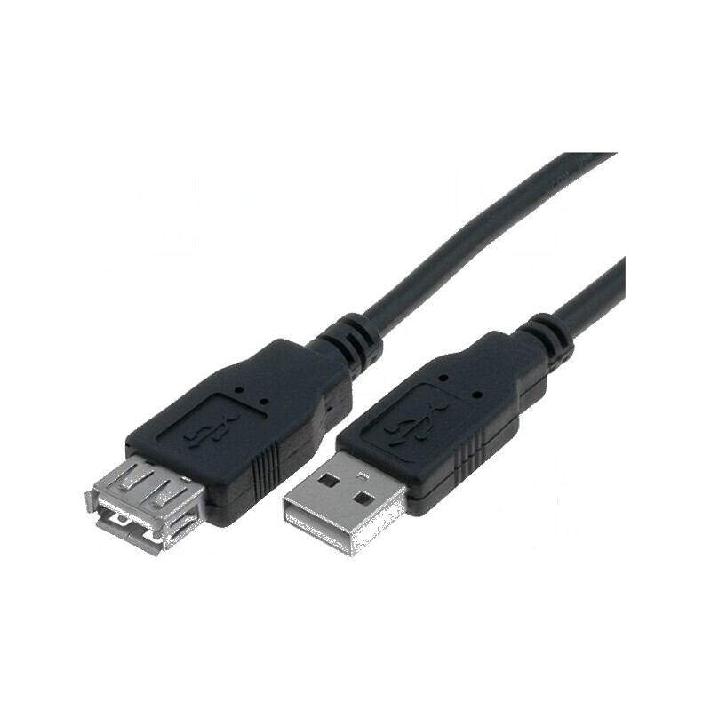 Cablu USB 2.0 A-A 1,5m negru PVC | Electronic-mag.ro | Componente Electronice Cablu USB 2.0 A-A 1,5m negru PVC | Electronic-mag.ro | Componente Electronice