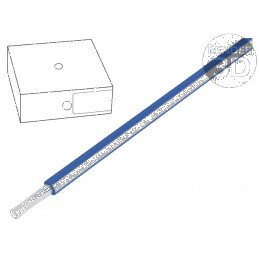 Cablu ÖLFLEX® WIRE MS 2.1 4mm² PVC Albastru-Alb | Electronic-mag.ro | Componente Electronice