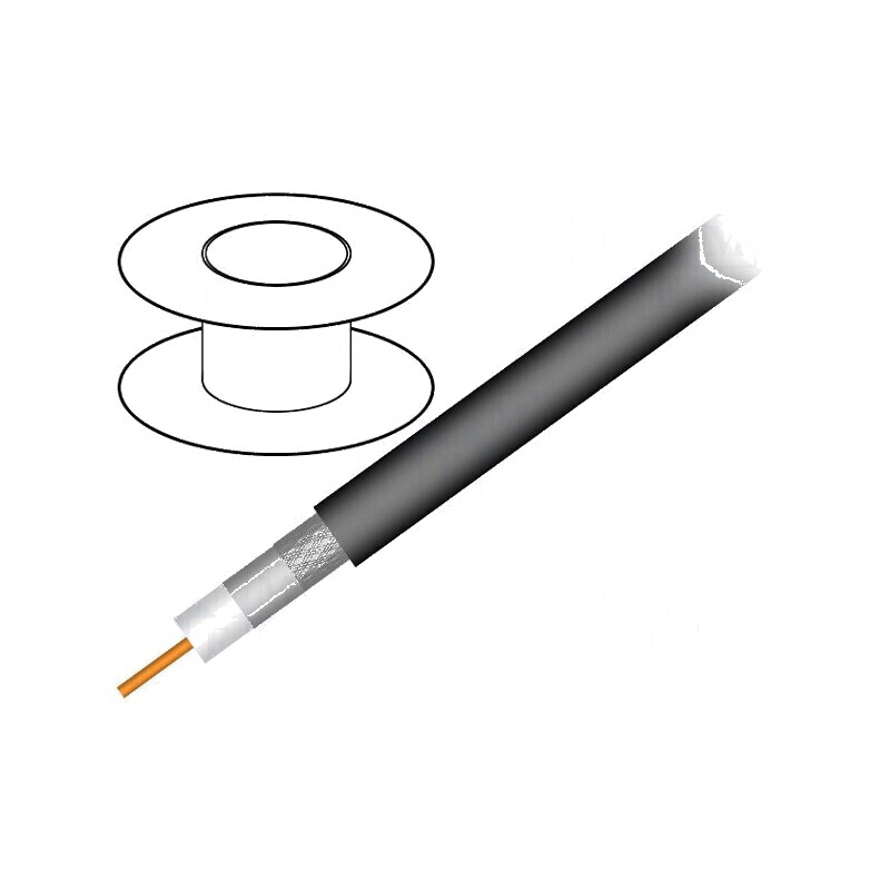 Cablu coaxial RG11 305m PVC negru 10,03mm | Electronic-mag.ro | Componente Electronice Cablu coaxial RG11 305m PVC negru 10,03mm | Electronic-mag.ro | Componente Electronice