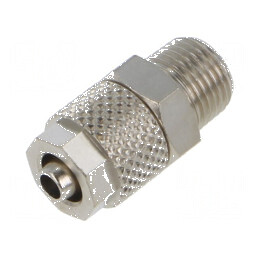 Conector filet cu șurub max. 15bar din brass nichelat | Electronic-mag.ro | Componente Electronice
