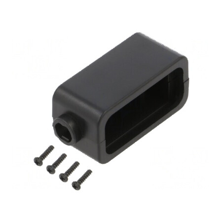 Carcasă universală ABS neagră 22mm x 51mm x 24mm UL94V-0 | Electronic-mag.ro | Componente Electronice