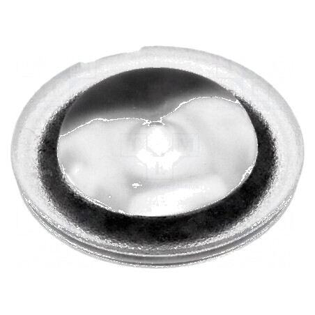 Lentilă LED rotundă transparentă cu bandă autoadezivă | Electronic-mag.ro | Componente Electronice