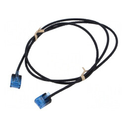 Cabluri patch U/UTP 6a Cu LSZH negru 1m 32AWG | Electronic-mag.ro | Componente Electronice