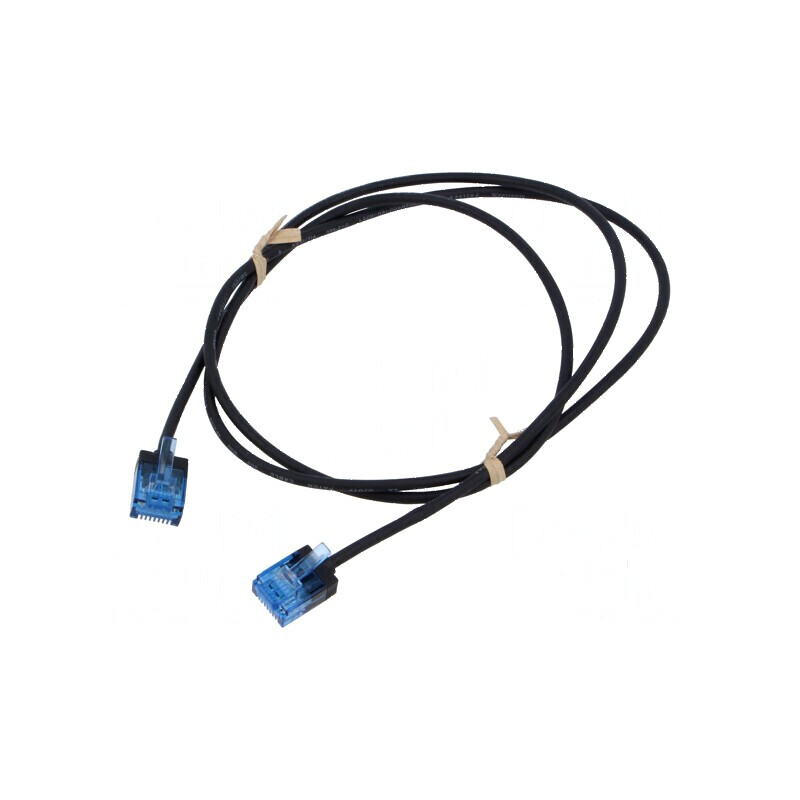 Cabluri patch U/UTP 6a Cu LSZH negru 1m 32AWG | Electronic-mag.ro | Componente Electronice Cabluri patch U/UTP 6a Cu LSZH negru 1m 32AWG | Electronic-mag.ro | Componente Electronice