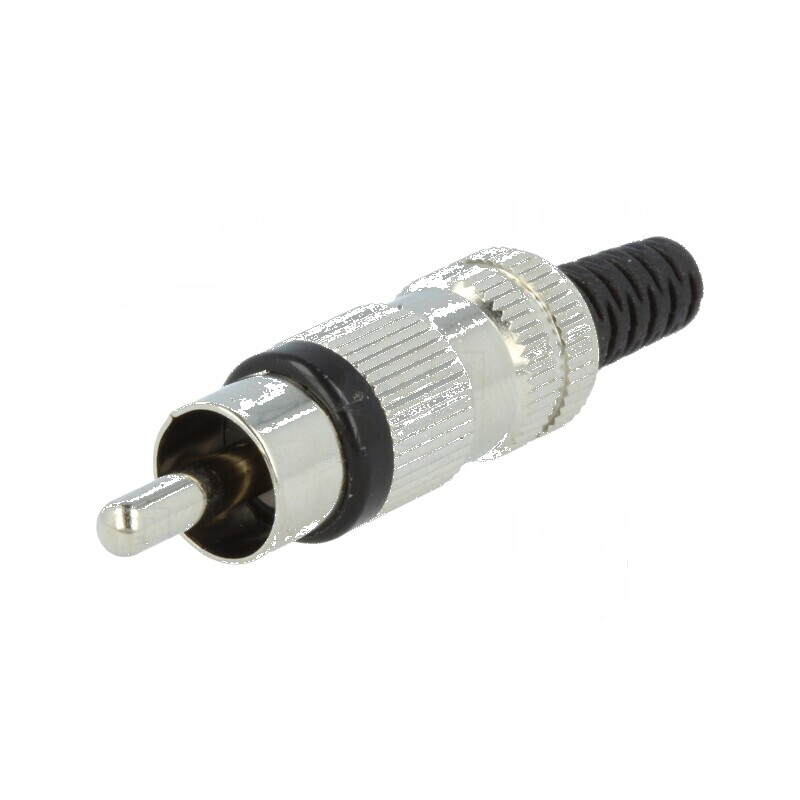 Conector RCA mufă tată nichelat cu manșon drept pentru lipire | Electronic-mag.ro | Componente Electronice Conector RCA mufă tată nichelat cu manșon drept pentru lipire | Electronic-mag.ro | Componente Electronice