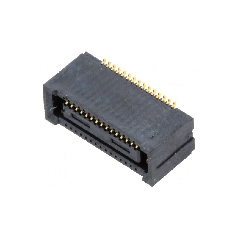 Conector PCB-PCB mamă 30 pini 0,4mm DF40 aurit SMT 55-125°C | Electronic-mag.ro | Componente Electronice Conector PCB-PCB mamă 30 pini 0,4mm DF40 aurit SMT 55-125°C | Electronic-mag.ro | Componente Electronice
