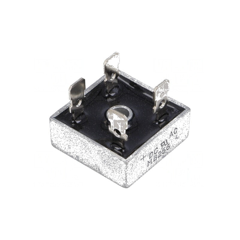 Punte redresoare monofazat Urmax 600V 25A 400A MB-25 | Electronic-mag.ro | Componente Electronice