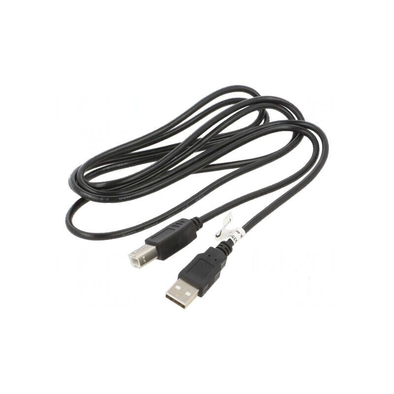 Cablu USB 2.0 A la B 1,8m negru Fire CCS PVC | Electronic-mag.ro | Componente Electronice Cablu USB 2.0 A la B 1,8m negru Fire CCS PVC | Electronic-mag.ro | Componente Electronice