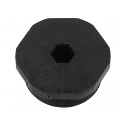 Capac de protecţie M32 1,5 IP68 poliamidă neagră 36mm | Electronic-mag.ro | Componente Electronice