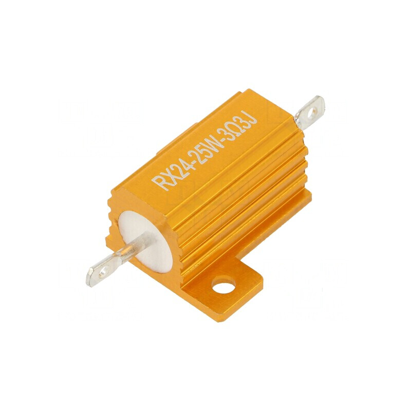 Rezistor bobinat cu radiator 3,3Ω 25W ±5% pentru lipit | Electronic-mag.ro | Componente Electronice Rezistor bobinat cu radiator 3,3Ω 25W ±5% pentru lipit | Electronic-mag.ro | Componente Electronice