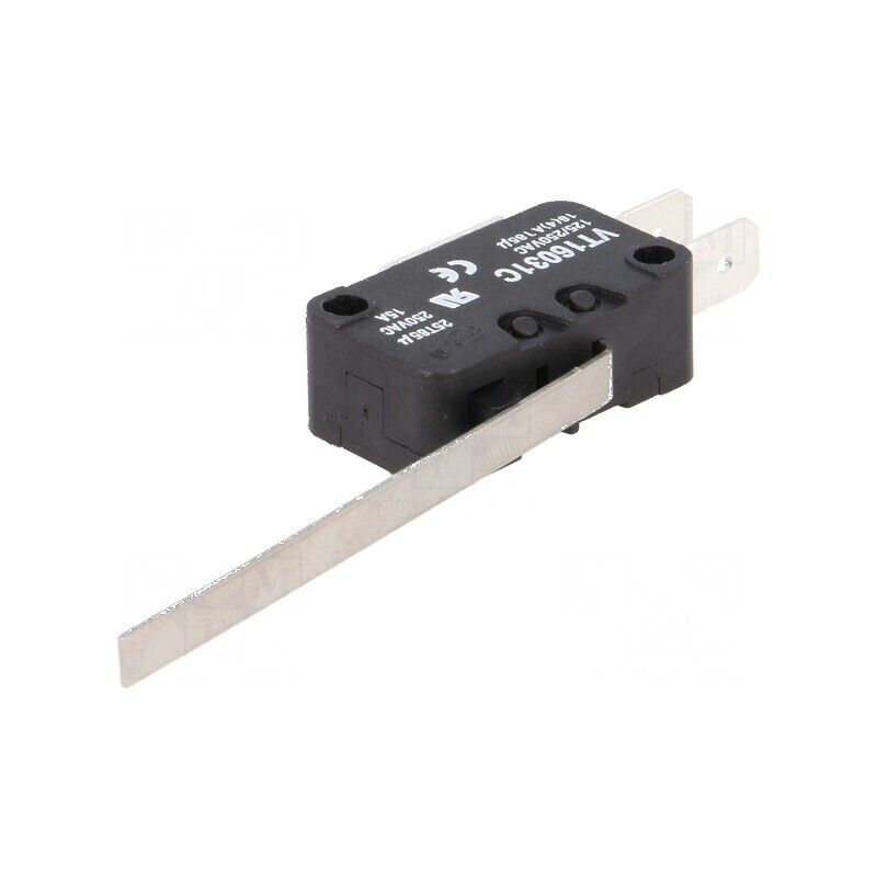 Microîntrerupător SNAP ACTION 14A 250VAC SPDT cu manetă 2,5N | Electronic-mag.ro | Componente Electronice Microîntrerupător SNAP ACTION 14A 250VAC SPDT cu manetă 2,5N | Electronic-mag.ro | Componente Electronice