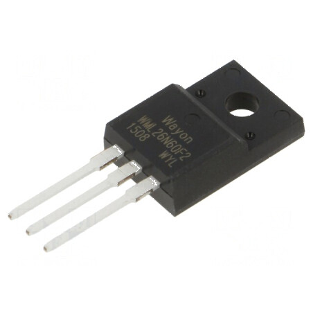 Tranzistor N-MOSFET WMOS™ F2 600V 10,5A Idm 40A 31W | Electronic-mag.ro | Componente Electronice