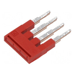 Punte de conectare piste roşie 4mm UL94V-0 | Electronic-mag.ro | Componente Electronice
