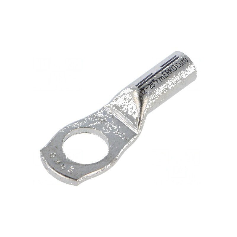 Vârf inelar tubular M12 25mm2 crimpat cositorit | Electronic-mag.ro | Componente Electronice