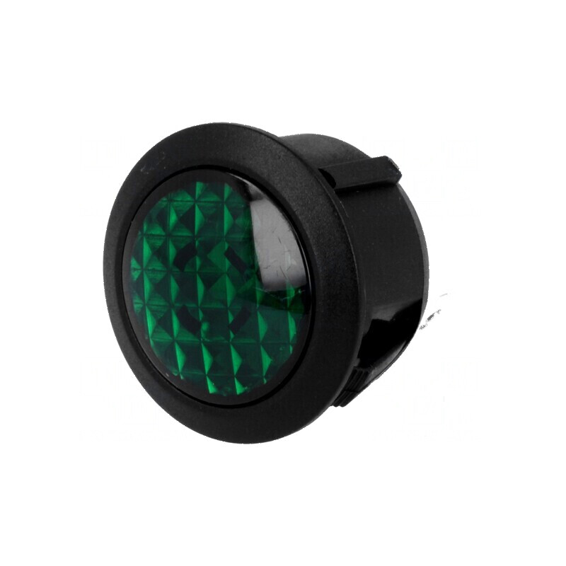 Lampă LED convexă verde 24VDC Ø20mm IP20 poliamidă | Electronic-mag.ro | Componente Electronice Lampă LED convexă verde 24VDC Ø20mm IP20 poliamidă | Electronic-mag.ro | Componente Electronice