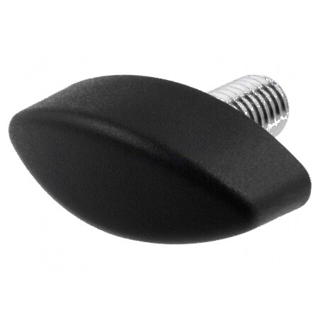 Buton de reglare fluturi M6 30mm H15mm | Electronic-mag.ro | Componente Electronice