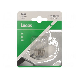 Lampă auto BA9S 12V 4W transparentă T4W | Electronic-mag.ro | Componente Electronice