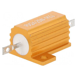 Rezistor 1,5kΩ 25W ±5% cu radiator pentru lipit | Electronic-mag.ro | Componente Electronice