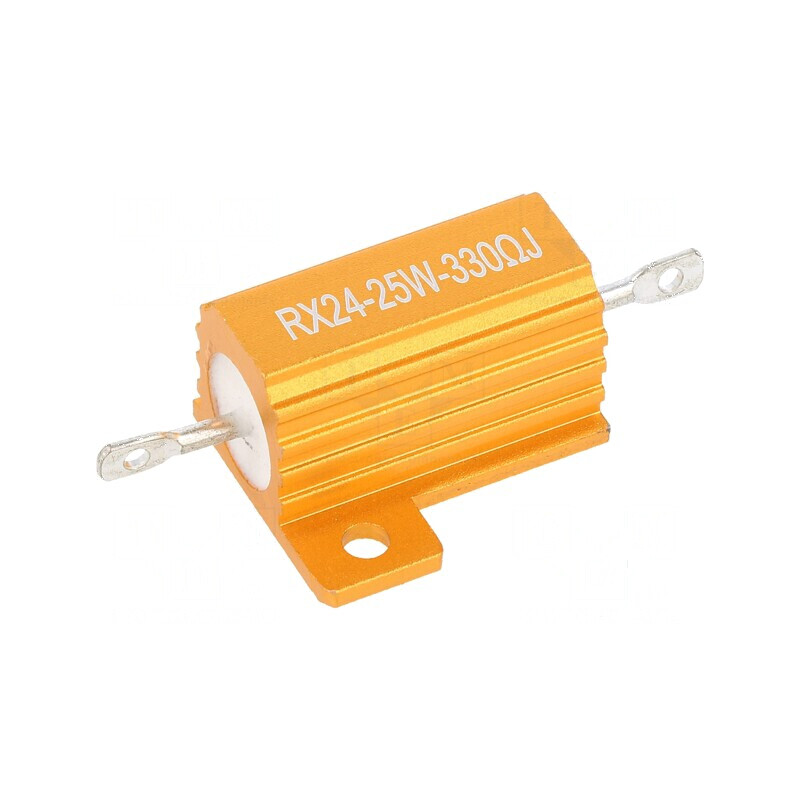 Rezistor bobinat 330Ω 25W ±5% cu radiator pentru lipit | Electronic-mag.ro | Componente Electronice Rezistor bobinat 330Ω 25W ±5% cu radiator pentru lipit | Electronic-mag.ro | Componente Electronice