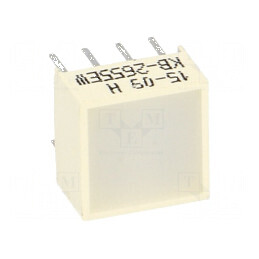 LED Afișaj Roșu cu Lentilă Albă Difuză λd: 625nm 20÷45mcd | Electronic-mag.ro | Componente Electronice
