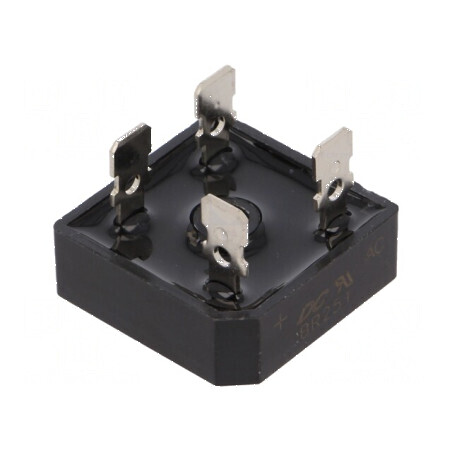 Punte redresoare monofazată Urmax 100V 25A BR-25 | Electronic-mag.ro | Componente Electronice