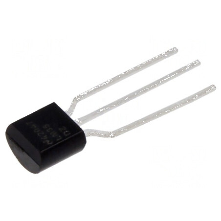 Senzor de temperatură -55÷150°C TO92 THT Analogic | Electronic-mag.ro | Componente Electronice