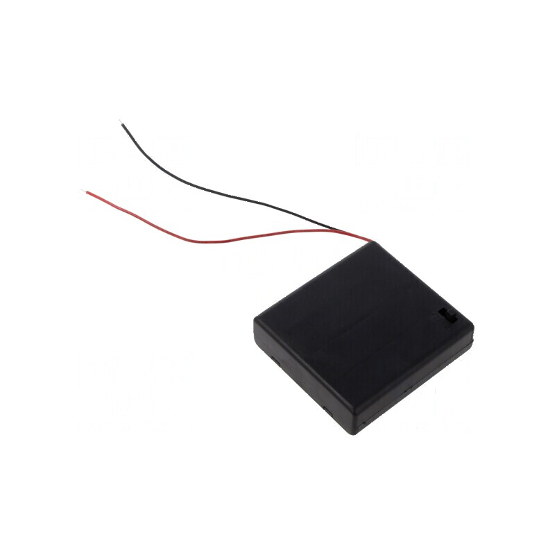 Suport baterii AA R6 cu 4 cabluri negre | Electronic-mag.ro | Componente Electronice Suport baterii AA R6 cu 4 cabluri negre | Electronic-mag.ro | Componente Electronice