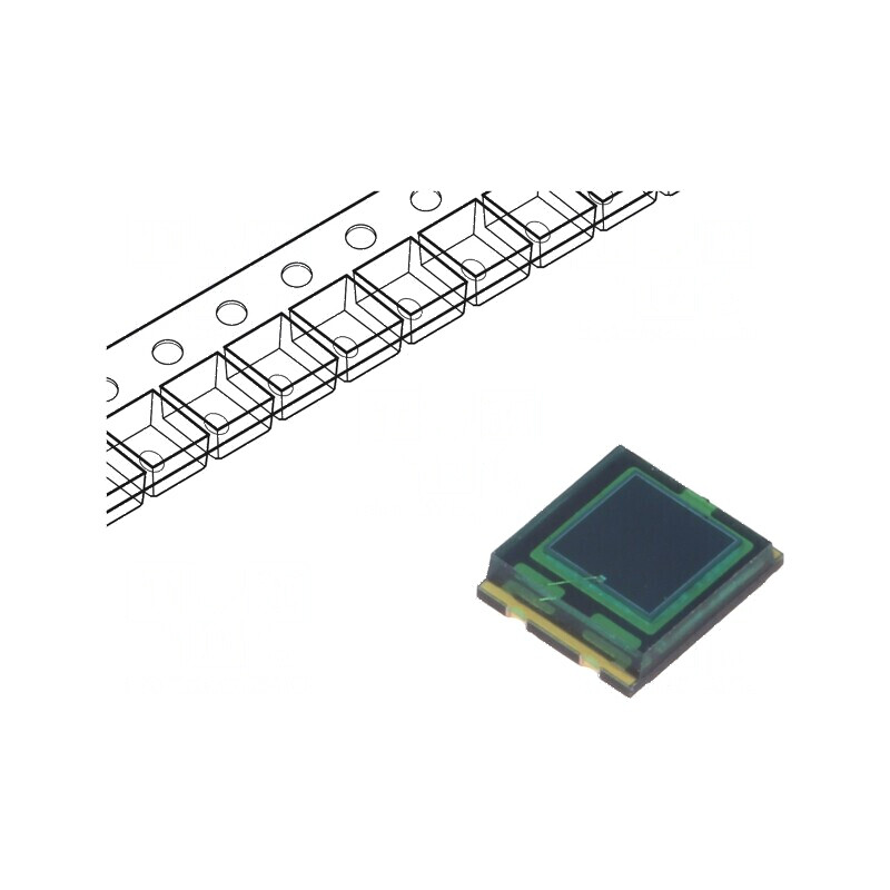 Fotodiodă PIN 5x4,24x1,12mm λp max 540nm 7,5mm2 65° | Electronic-mag.ro | Componente Electronice