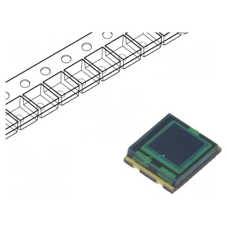 Fotodiodă PIN 5x4,24x1,12mm λp max 540nm 7,5mm2 65° | Electronic-mag.ro | Componente Electronice