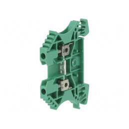 Term. îmbinare 2,5mm² 2 borne verde 5,1mm | Electronic-mag.ro | Componente Electronice