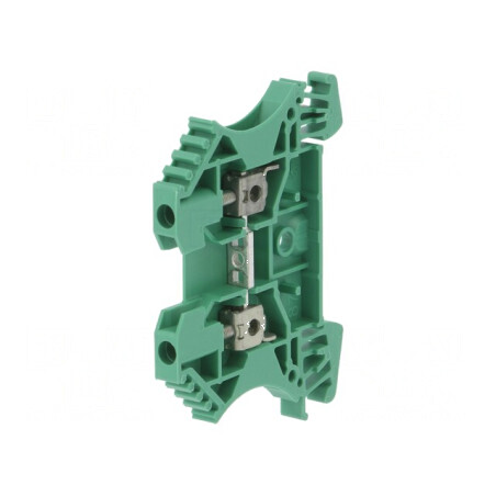 Term. îmbinare 2,5mm² 2 borne verde 5,1mm | Electronic-mag.ro | Componente Electronice