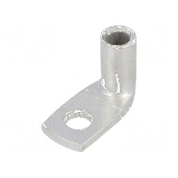 Vârf inelar tubular M6 16mm² crimpat cablu unghi 90° | Electronic-mag.ro | Componente Electronice
