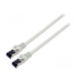 Patch cord S/FTP Cat 8.1 0,25m LSZH gri 26AWG | Electronic-mag.ro | Componente Electronice