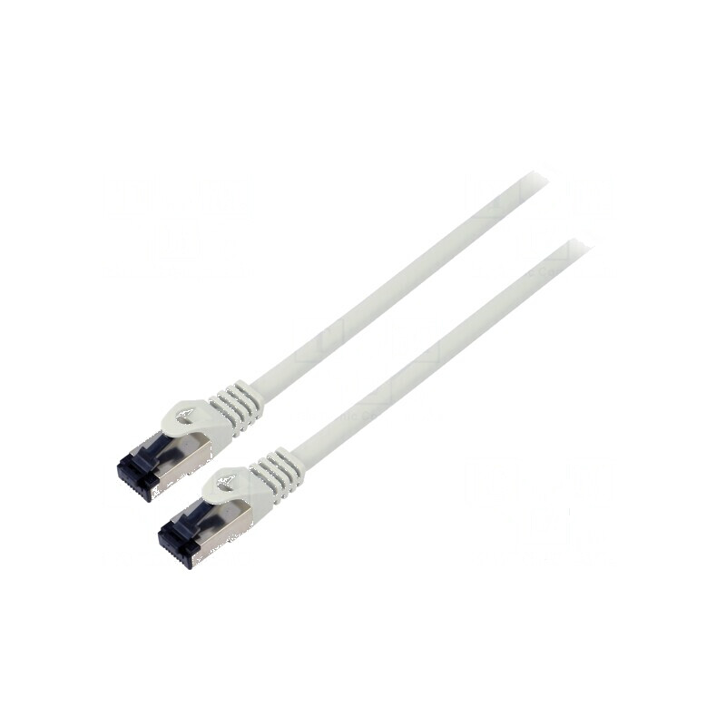 Patch cord S/FTP Cat 8.1 0,25m LSZH gri 26AWG | Electronic-mag.ro | Componente Electronice Patch cord S/FTP Cat 8.1 0,25m LSZH gri 26AWG | Electronic-mag.ro | Componente Electronice