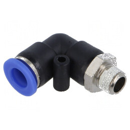 Racord push-in unghi PBT R 1/8 0÷60°C 0,95÷15bar | Electronic-mag.ro | Componente Electronice