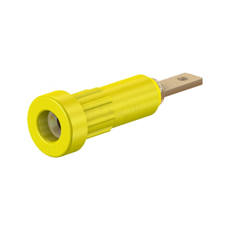 Conector banană 2mm soclu 10A galben 60VDC 23mm | Electronic-mag.ro | Componente Electronice Conector banană 2mm soclu 10A galben 60VDC 23mm | Electronic-mag.ro | Componente Electronice