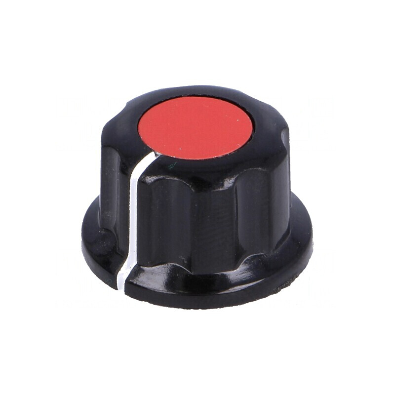 Buton rotativ cu flanșă bachelită roșu Ø6,35mm Ø16,5x11mm | Electronic-mag.ro | Componente Electronice Buton rotativ cu flanșă bachelită roșu Ø6,35mm Ø16,5x11mm | Electronic-mag.ro | Componente Electronice