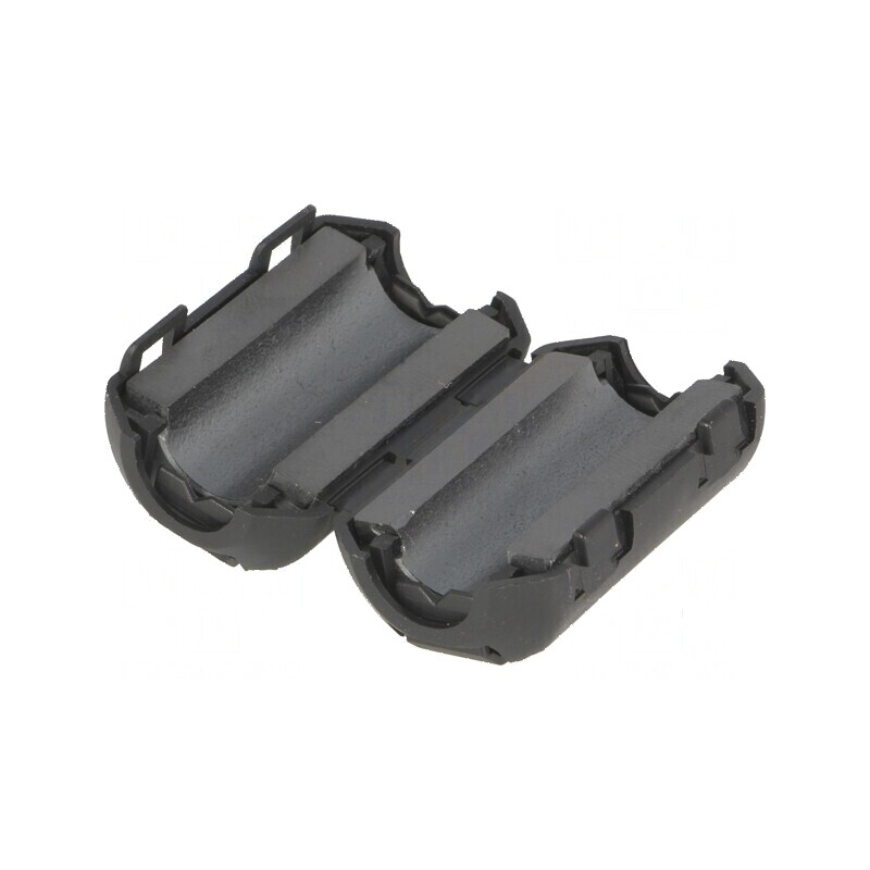 Ferită două piese cablu rotund Ø 9,5mm 144Ω A 21,5mm | Electronic-mag.ro | Componente Electronice Ferită două piese cablu rotund Ø 9,5mm 144Ω A 21,5mm | Electronic-mag.ro | Componente Electronice