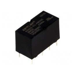 Releu electromagnetic DPDT 48VDC 2A 0,5A/120VAC PCB | Electronic-mag.ro | Componente Electronice