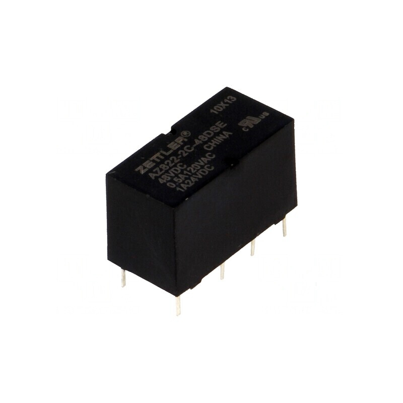 Releu electromagnetic DPDT 48VDC 2A 0,5A/120VAC PCB | Electronic-mag.ro | Componente Electronice Releu electromagnetic DPDT 48VDC 2A 0,5A/120VAC PCB | Electronic-mag.ro | Componente Electronice
