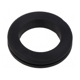 Manşon negru Øorif.mont 31,5mm Øorif 24,6mm -40÷135°C | Electronic-mag.ro | Componente Electronice
