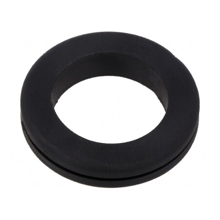 Manşon negru Øorif.mont 31,5mm Øorif 24,6mm -40÷135°C | Electronic-mag.ro | Componente Electronice