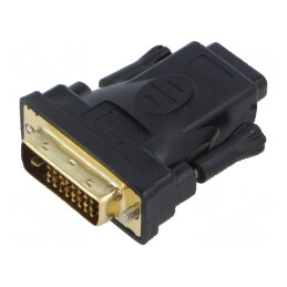 Adaptor HDMI 1.4 DVI-D mufă - soclu negru | Electronic-mag.ro | Componente Electronice