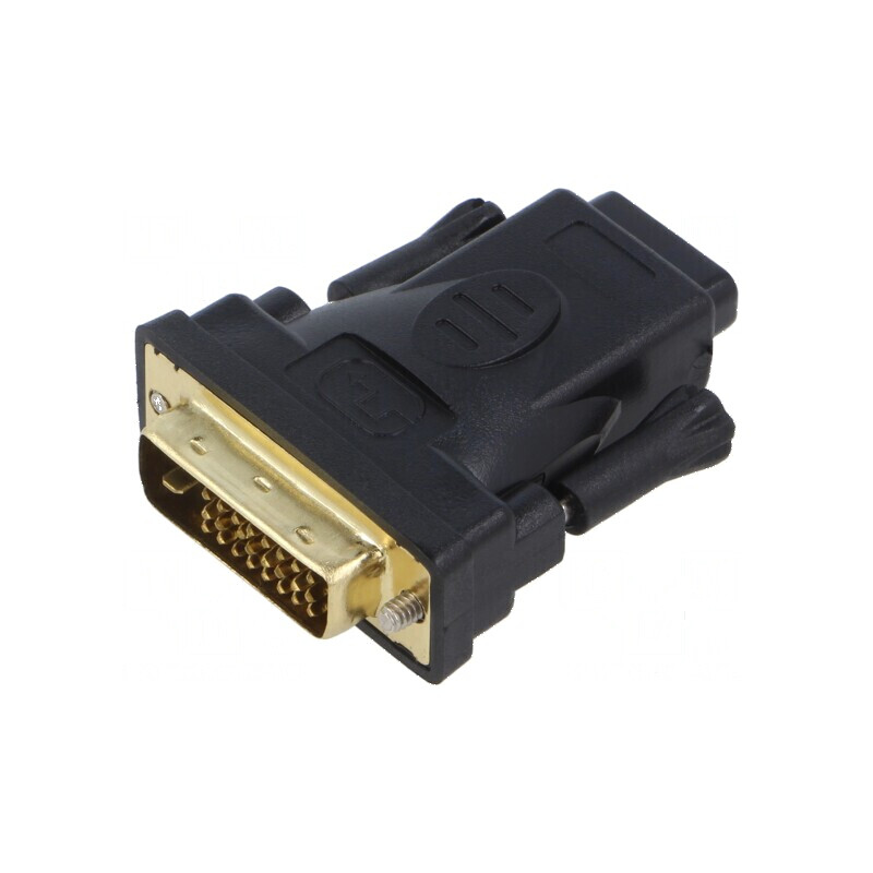 Adaptor HDMI 1.4 DVI-D mufă - soclu negru | Electronic-mag.ro | Componente Electronice Adaptor HDMI 1.4 DVI-D mufă - soclu negru | Electronic-mag.ro | Componente Electronice
