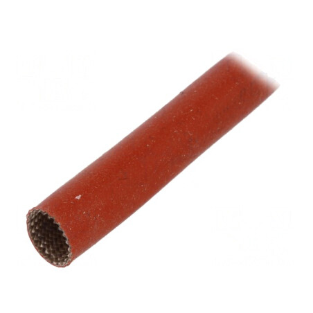 Manșon electroizolant fibră de sticlă cărămiziu 60-250°C | Electronic-mag.ro | Componente Electronice